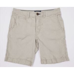 American Eagle Active Flex Chino Shorts Mens Size 32 Khaki Classic